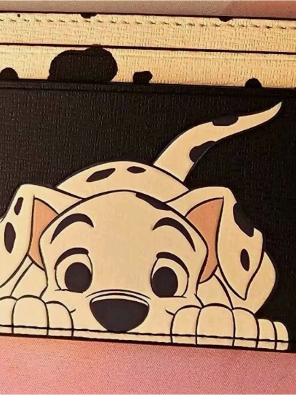 kate spade Black and Cream Dalmatian Puppy Canvas Art